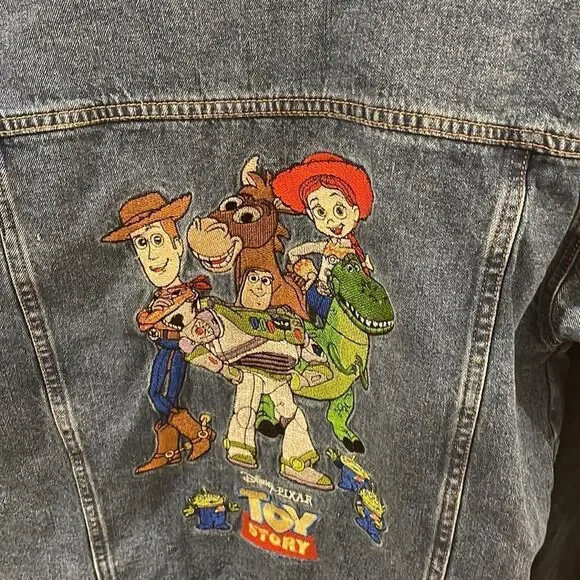 Nwot Disney Toy Story Woman’s Jean Jacket - Picture 7 of 14